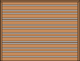 Horizontal option 2 with 0.5" spacing example